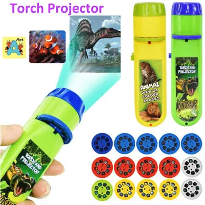 £6.34 • Buy Children Projector Torch Projection Light Night Lights Educational Learning Kids