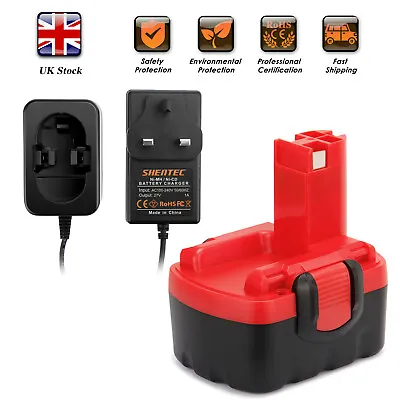 3500mAh 14.4V Ni-MH Battery/Charger For Bosch BAT040 BAT140 BAT038 2607335276 • £18.89