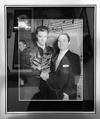 ELVIS PRESLEY Sgd Photo Backstage At The Ed Sullivan Show C.1957- $10K APR W/CoA • $4995