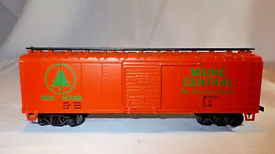 Vintage HO Scale Orange MAINE CENTRAL Pine Tree Route MEC14785 Box Car Yugo • $1.99