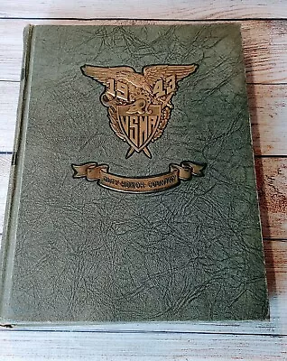 Vintage 1943 Howitzer Yearbook West Point Military Academy History Yearbook • $125