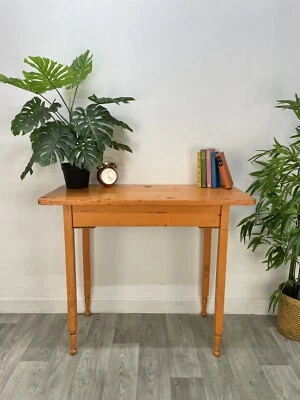 £19.99 • Buy Vintage Rustic Orange Side Table, Funky Hall Table, Retro T51