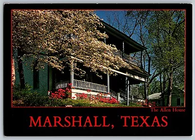 Marshall Texas - Allen House Restored Victorian House - Vintage Postcard 4x6 • $6.99