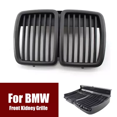 Pair Matte Black ABS Car Front Kidney Grille For BMW 3 Series E30 318 1982-1994 • $69.50