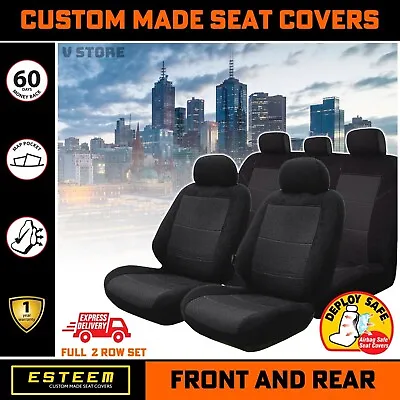 Custom Made Seat Covers For Mazda 3 Sedan BL NEO MAXX SPORT 4/2009-10/2013 Black • $175