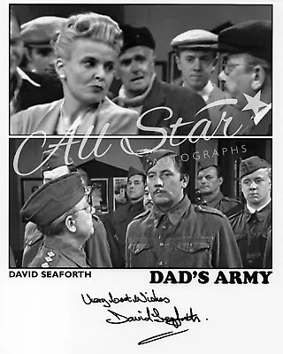 DAD'S ARMY - David Seaforth Signed Photograph Dad's Army 01 (MC) • £28