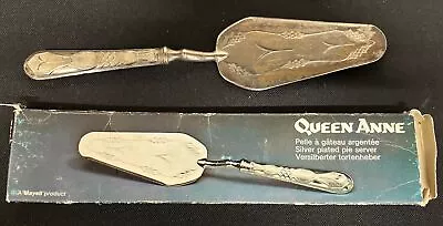 Beautiful Queen Anne Silver Plated Pie Server In Original Box • £2.99