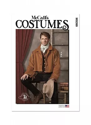 McCalls SEWING PATTERN M8399 Mens Costume JacketWaistcoatBandana • £14.99