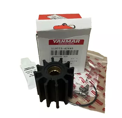 Yanmar OEM Marine 6LP Raw Water Pump Impeller Kit 119773-42640 119773-42600 • $49.99