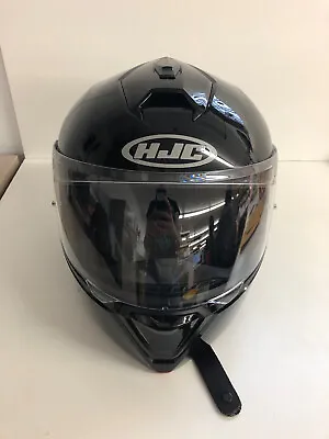 OEM NOS Original Genuine Motorcycle HJC I90 Helment Gloss Black With Visor XL • $135