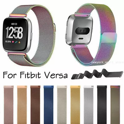 For Fitbit Versa / 2 Watch Magnetic Milanese Loop Mesh Wrist Band Strap Bracelet • $7.99