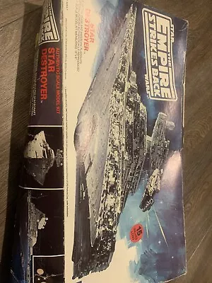 MPC THE EMPIRE STRIKES BACK STAR DESTROYER MODEL KIT 8915 STAR WARS 1989 Open • $40