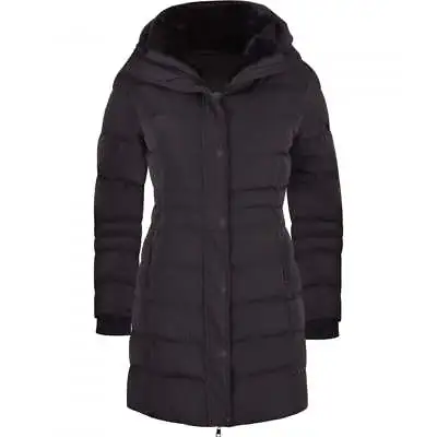 £44.99 • Buy Women’s Designer Winter Parka Quilted Coat Fur Collar Hooded Long Ladies Jacket