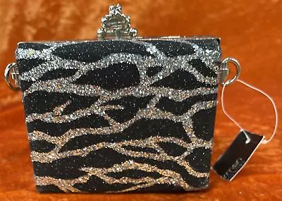 Jane Norman Accessories Zebra Glitter Box.  Rl80 • £17.50