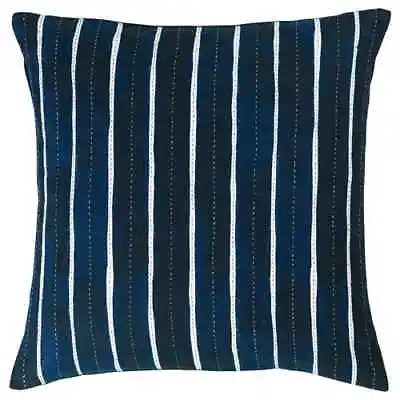 £5.99 • Buy IKEA Innehallsrik Cushion Cover 50 X 50 Cm 104.038.50 Striped NEW