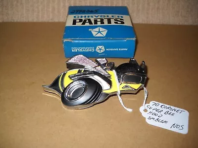 $215 • Buy NOS Mopar 1970 Dodge Coronet Super Bee Hood Emblem/Medallion Rare And Mint!