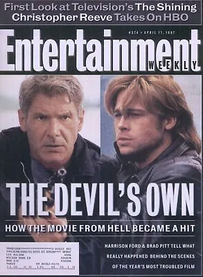 Entertainment Weekly Magazine #374 April 11 1997 Harrison Ford Brad Pitt  • $4.99