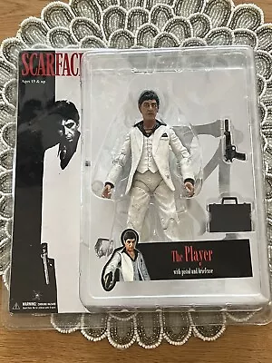 Mezco 2005 SCARFACE Action Figure Tony Montana White Suit The Player Brand New  • $51.49