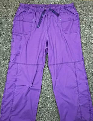 Wonder Wink Purple Scrub Pants Bottoms - Size XXL - Cargo Style • $7