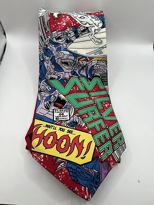 Marvel Tie Silver Surfer Tie Vintage Silk MCU Red • $25.99