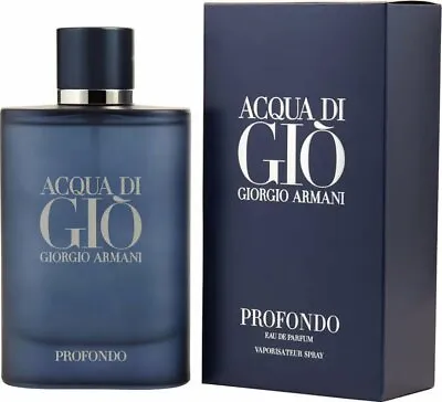 Acqua Di Gio Profondo By Giorgio Armani Cologne For Men EDP 4.2 Oz New In Box • $97.90