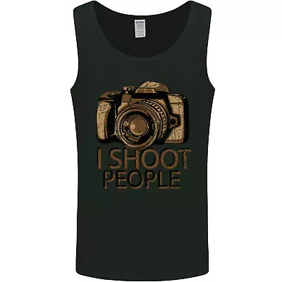 Photography I Shoot People Photographer Mens Vest Tank Top • $13.66