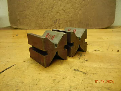 Lot Ru11 Older Unfinished Defective Small Machinist V Blocks • $24.95