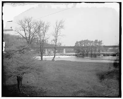 Huron Riverrailroad Bridgewater BodiesdamtreesAnn ArborMichiganMI1905 • $9.99