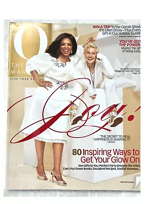 O THE OPRAH MAGAZINE DECEMBER 2009 Oprah And Ellen DeGeneres Cover • $5.95