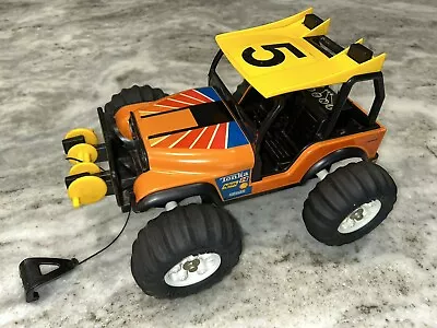 Tonka Baja Dune Buggy Jeep VTG 1981 Motorize Toy Orange Black Metal & Plastic • $49.99