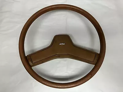 77-90 Chevrolet Caprice El Camino Malibu Monte Carlo Tan Steering Wheel USED • $119.99