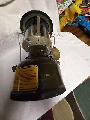 Vintage 1975 Coleman US Military Lantern 4 Quadrant Glass  • $125