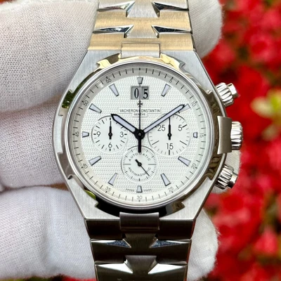 $22995 • Buy Vacheron Constantin Overseas Chronograph 49150/B01A-9095 White 42.5mm Box/Papers