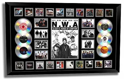 $220 • Buy Nwa Eazy E Dr Dre Ice Cube Yellah Ren Signed Limited Edition Framed Memorabilia