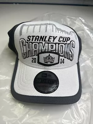 Los Angeles LA Kings 2014 Stanley Cup Champions Locker Room New Era Flex Cap Hat • $9.99