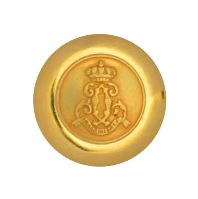 METAL GOLD MILITARY ROYAL CROWN COAT OF ARMS CREST SHANK BUTTONS 20mm & 23mm • £2.95