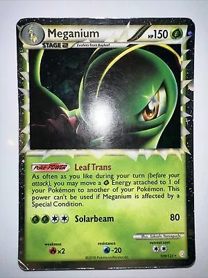 Pokémon TCG Meganium Prime Heartgold Soulsilver 109/123 Holo Holo Rare Prime • $9.95