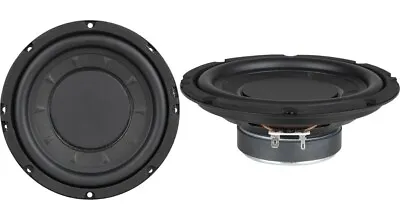 NEW (2) 6.5  SVC Shallow Mount Subwoofer Speakers.4ohm.Slim 6-1/2  Bass PAIR. • $59
