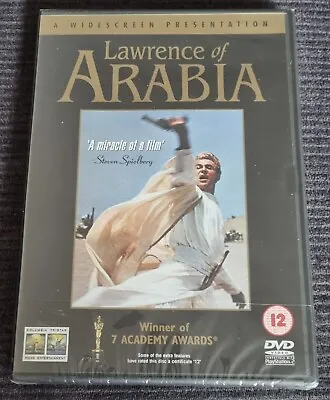 Lawrence Of Arabia DVD Peter O'Toole Omar Sharif 1962 NEW SEALED DVD. Classic  • £2.97