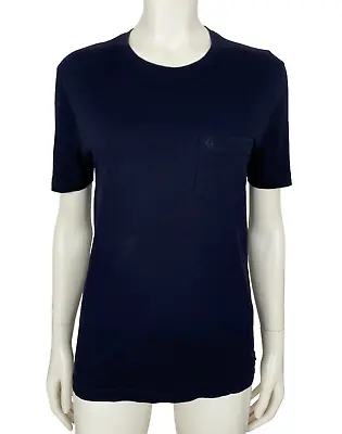 $160 • Buy GUCCI Navy G Logo Pocket T-shirt Vintage Size S 90's Y2K