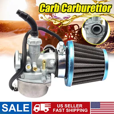 Carb 50cc 70cc 90cc 110cc ATV Dirt Bike Go Kart Carburetor W/ Air Filter AP • $13.99