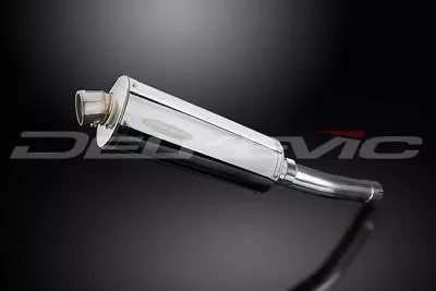 Delkevic 14  Stainless Oval Slip On Muffler - Suzuki GSX-R750 2004-2005 Exhaust • $239.99