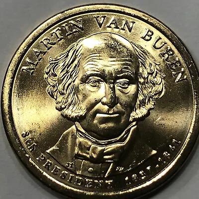 2008 P - Martin Van Buren Presidential Golden Dollar Coin • $4.25