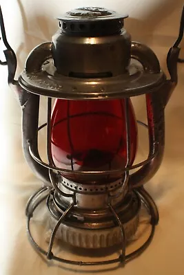 EARLY CENTRAL VERMONT RAILWAY COMPANY - C.V.Ry.CO.  DIETZ VESTA RAILROAD LANTERN • $164