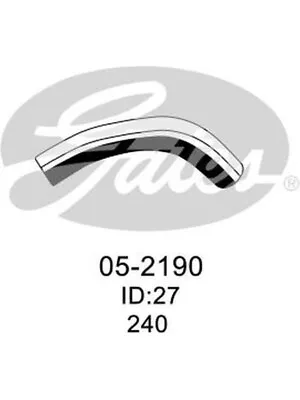 Gates Radiator Hose (05-2190) • $25