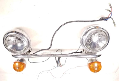 $217.95 • Buy 99-09 Yamaha V Star XVS1100 Custom Front Light Bar & Turn Signals
