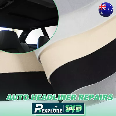 Foam Headliner Fabric Auto Upholstery Trim Old Worn Sagging Roof Lining Replace • $98.99