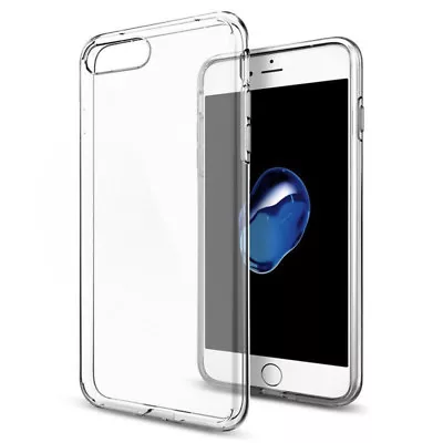 New For IPhone 8 7 Plus Case Cover Gel Soft Slim Clear Ultra Silicone Thin • $3.93