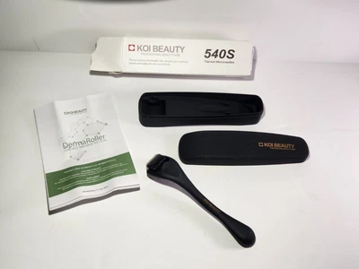 $23.59 • Buy Koi Beauty Derma Roller Face Body Scalp Hair Growth 540S Titanium Black 1.50