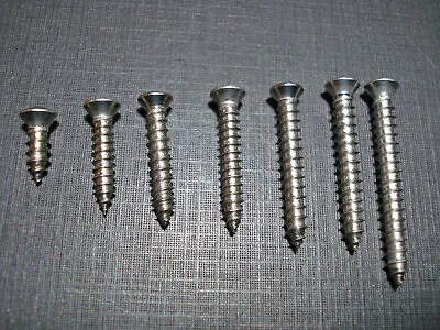 140 Chevy Buick #8 W/#6 Phillips Head Garnish Moulding Screws Stainless GM  • $30.99